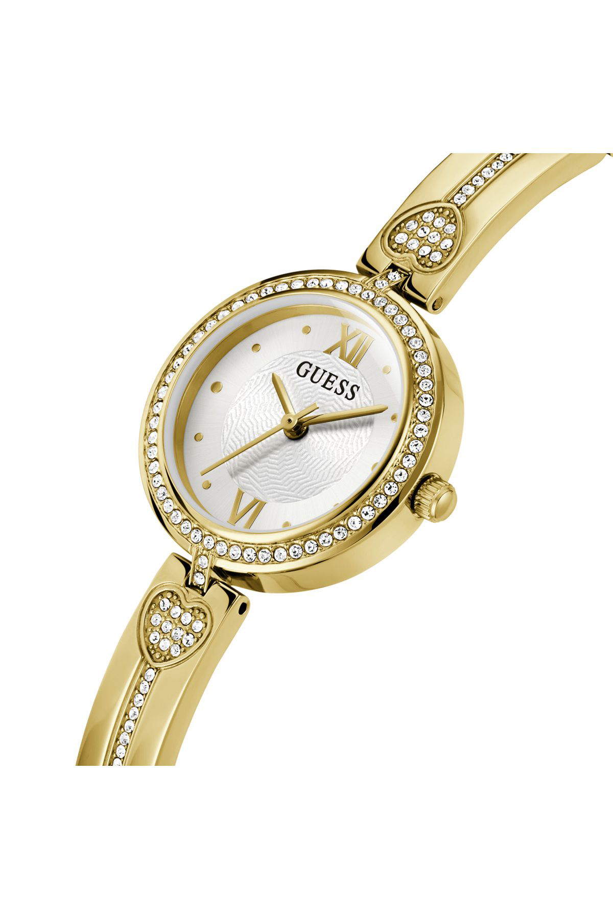 Guess GUGW0655L2 Çelik Kasa Çelik Kordonlu Kadın Kol Saati Guess GUGW0655L2 Çelik Kasa Çelik Kordonlu Kadın Kol Saati