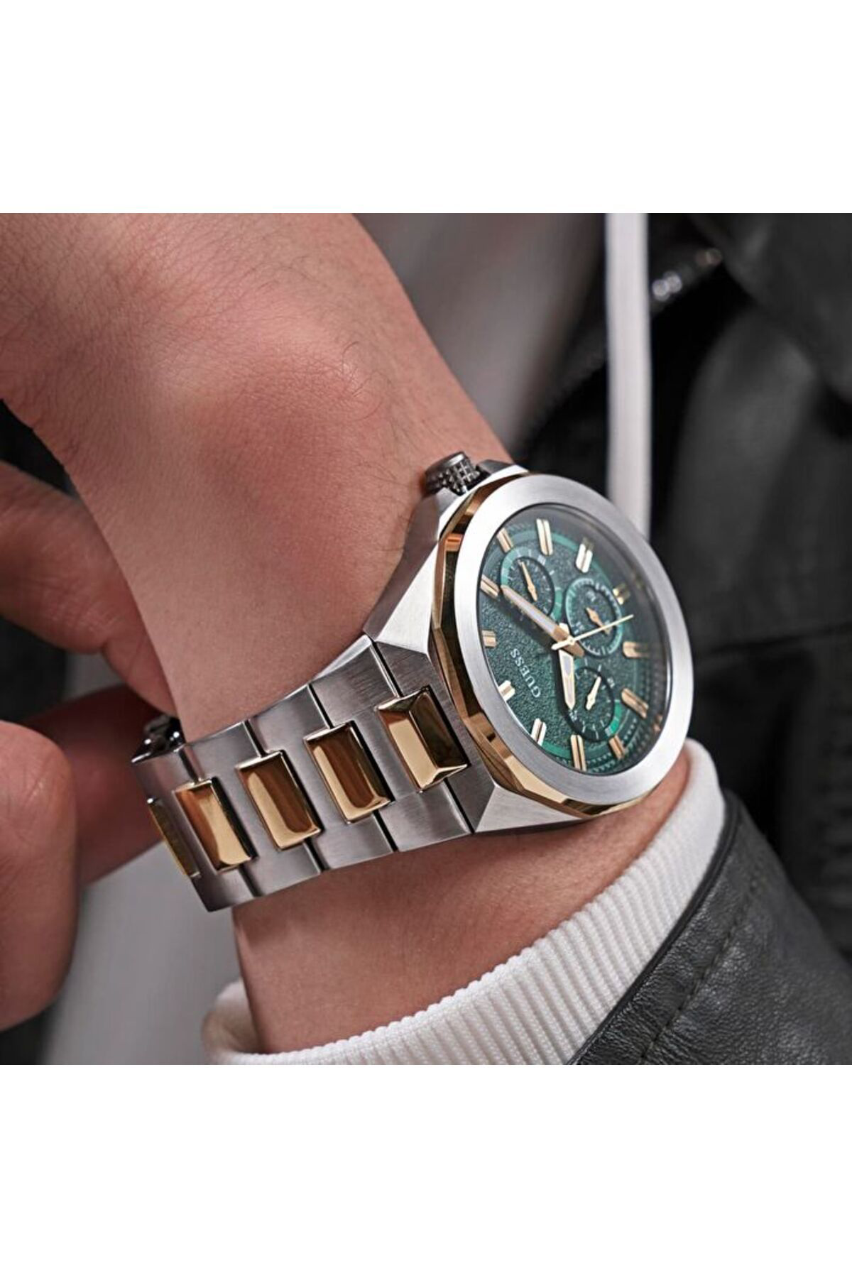 Guess Gugw0798g3 Çelik Kasa Çelik Kordonlu Erkek Kol Saati