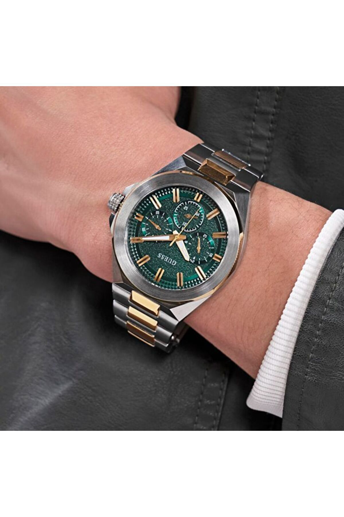 Guess Gugw0798g3 Çelik Kasa Çelik Kordonlu Erkek Kol Saati