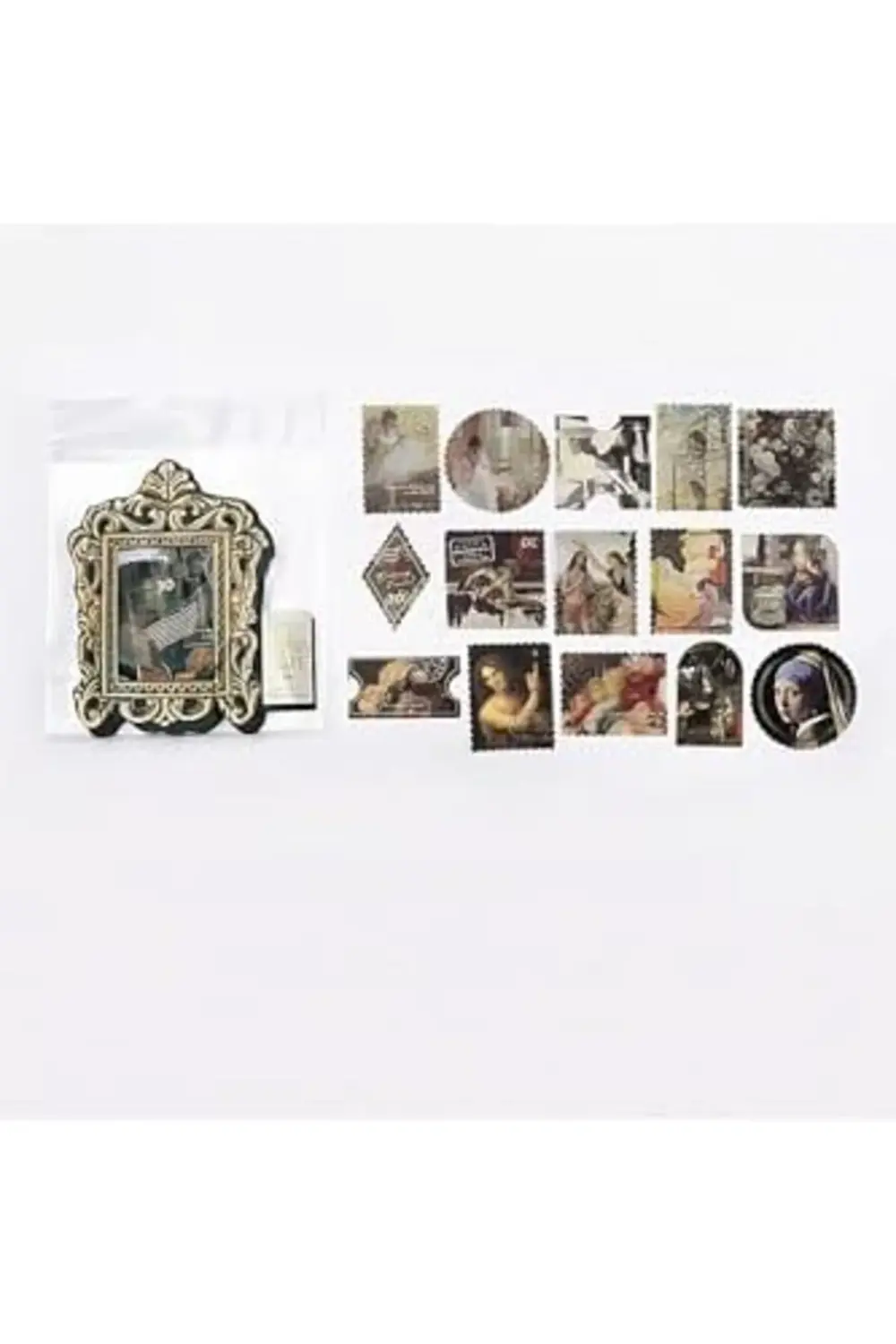 GUGUK Ronesans Pul Temalı 45 Adet Seti • Bullet Journal 395519