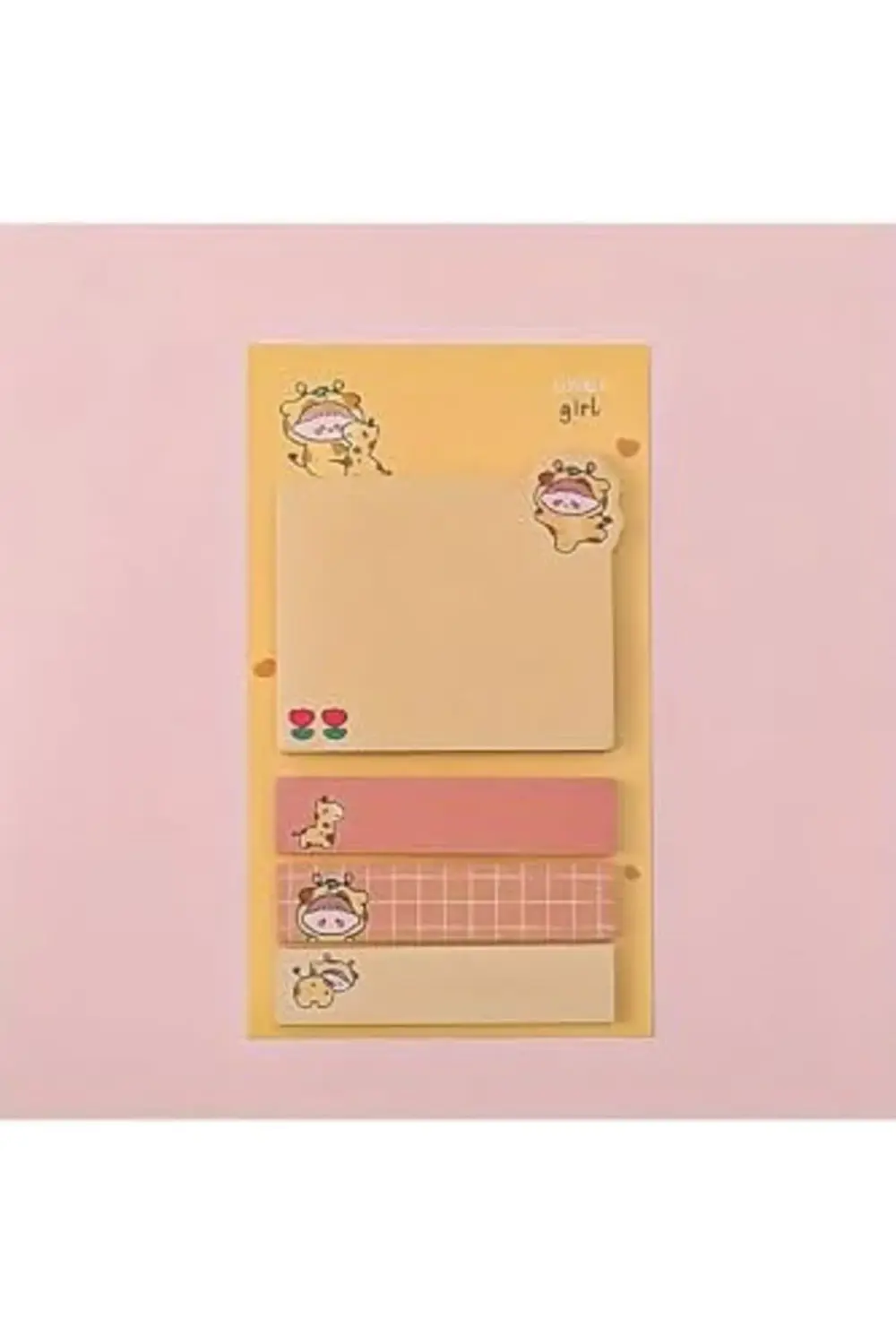 GUGUK Sarı Temalı 4 Renkli Not Seti • • Sticky 1178227