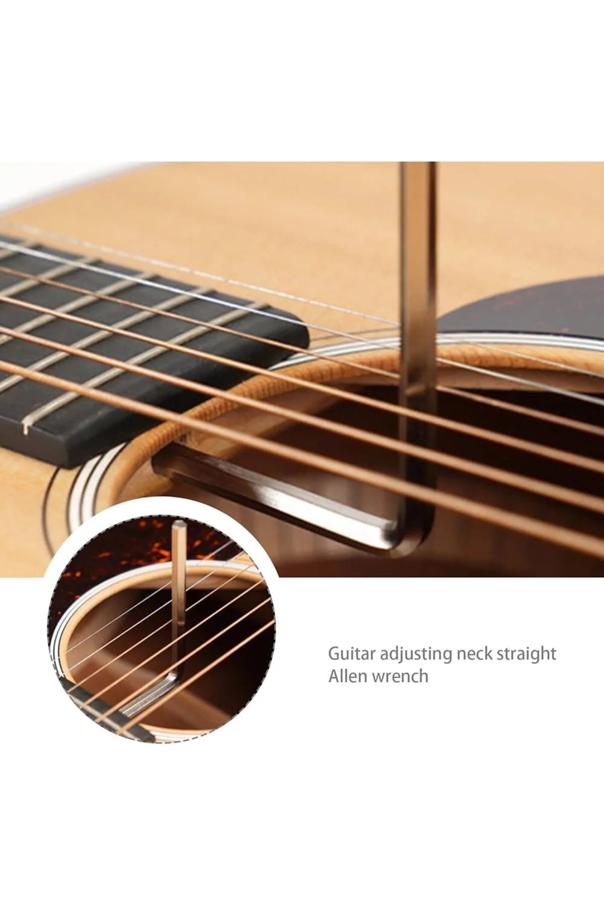 Guitar Neck Adjustment Wrench - Gitar Sap Ayarı Anahtarı - Görsel 3
