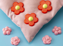 İhtiyaçavm Gül Desenli Yorgan Sabitleyici 8 Adet