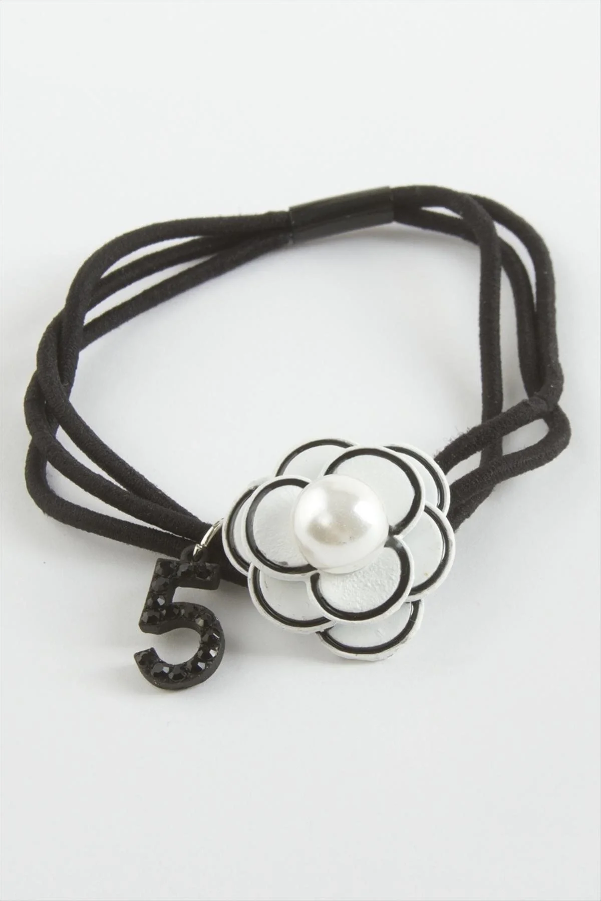 Gül İnci Lastikli Toka