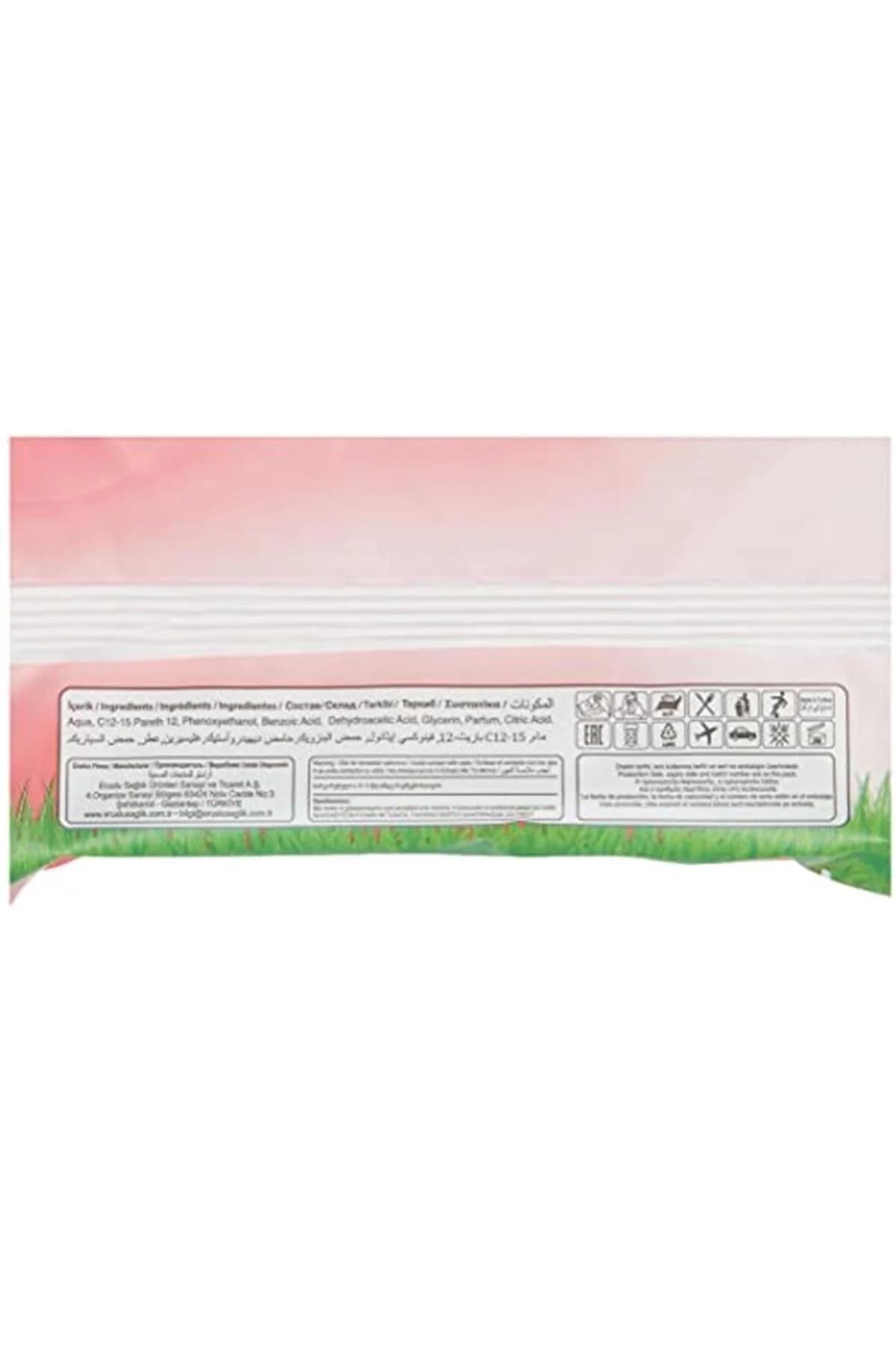 Gül Kokulu Islak Havlu 24x90 Lı
