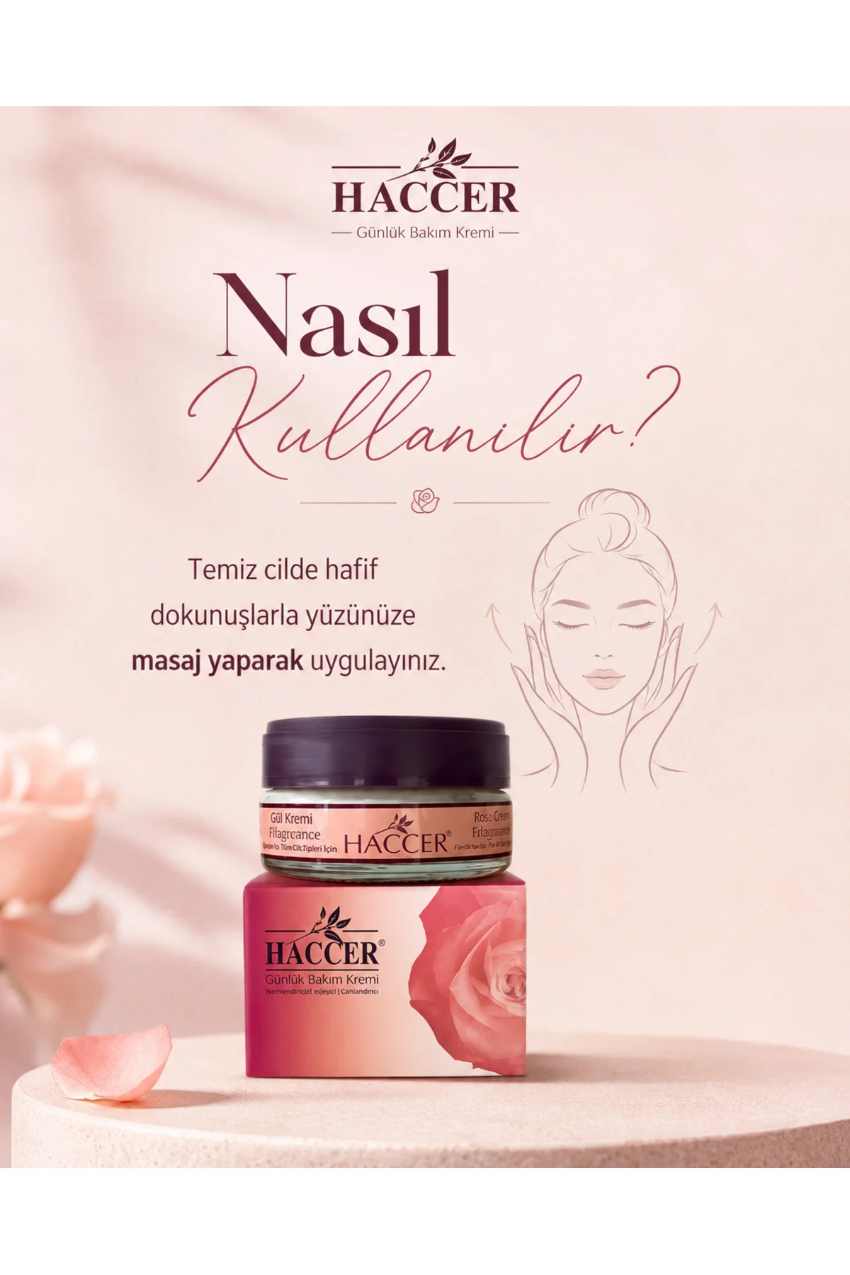 Gül Kremi Günlük Bakım 45ml