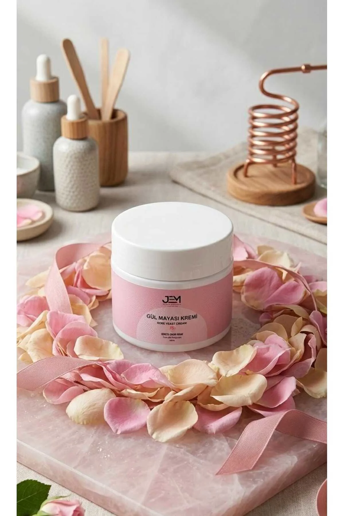 Gül Mayası Kremi Rose Yeast Cream 100 ml Gül Kremi