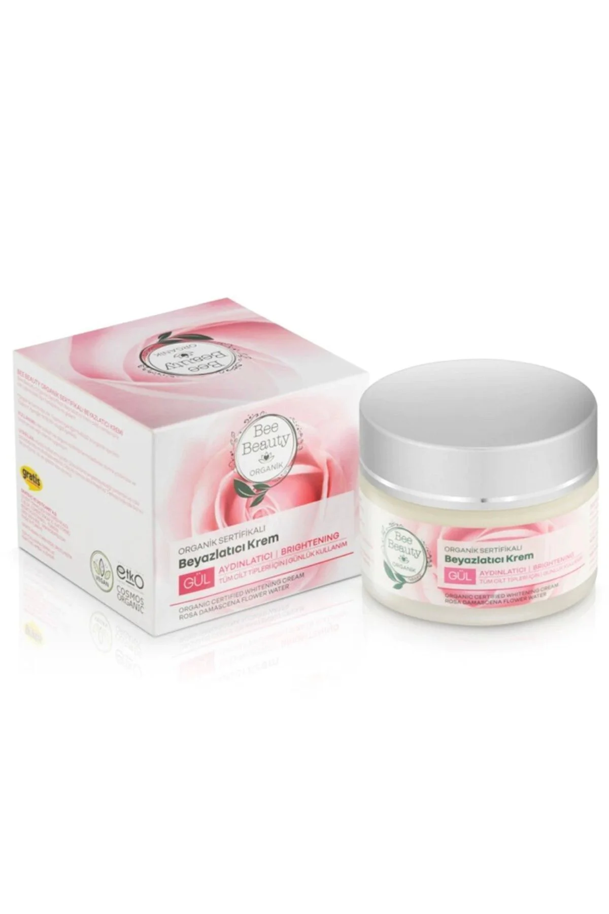 Gül Özlü Organik Sertifikalı Beyazlatıcı Günlük Krem 50 Ml Gül Özlü Organik Sertifikalı Beyazlatıcı Günlük Krem 50 Ml