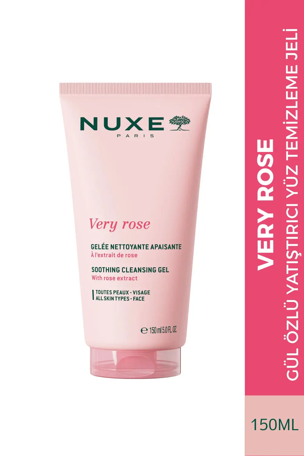 Gül Özlü Yatıştırıcı Yüz Temizleme Jeli 150 ml