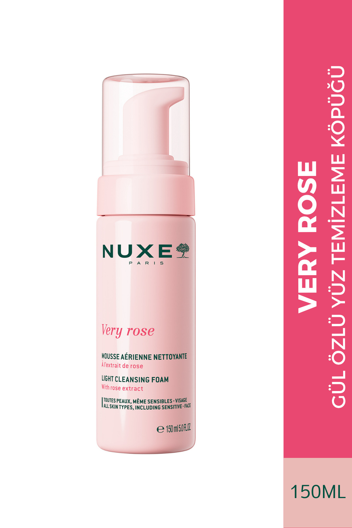 Nuxe Gül Özlü Yüz Temizleme Köpüğü 150 Ml