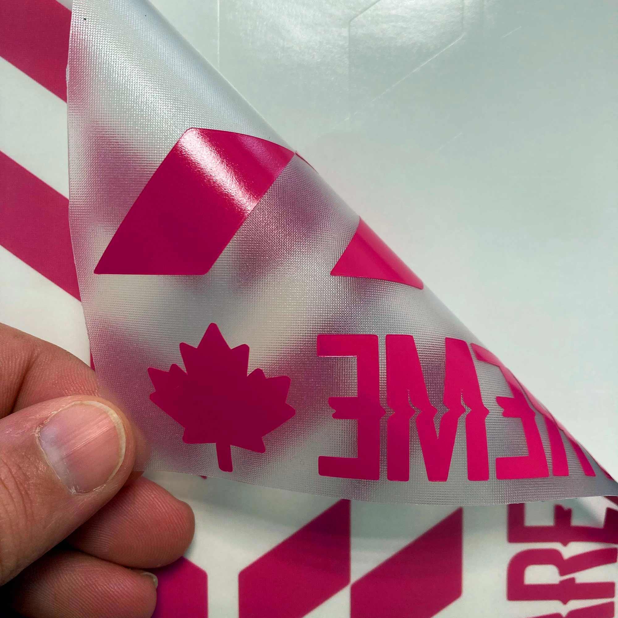 Çınar Extreme Gül Pembesi Damalı Kask Motosiklet Sticker Takımı  