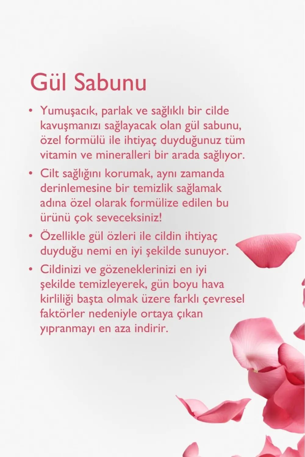 Gül Sabunu 125 Gr