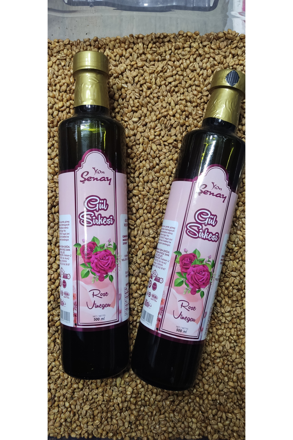Şenay Gül Sirkesi 500 Ml Yön Rose Vinegar 500 Ml