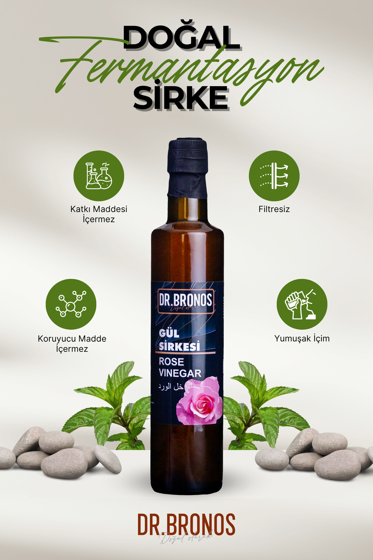 Gül Sirkesi 500 ml