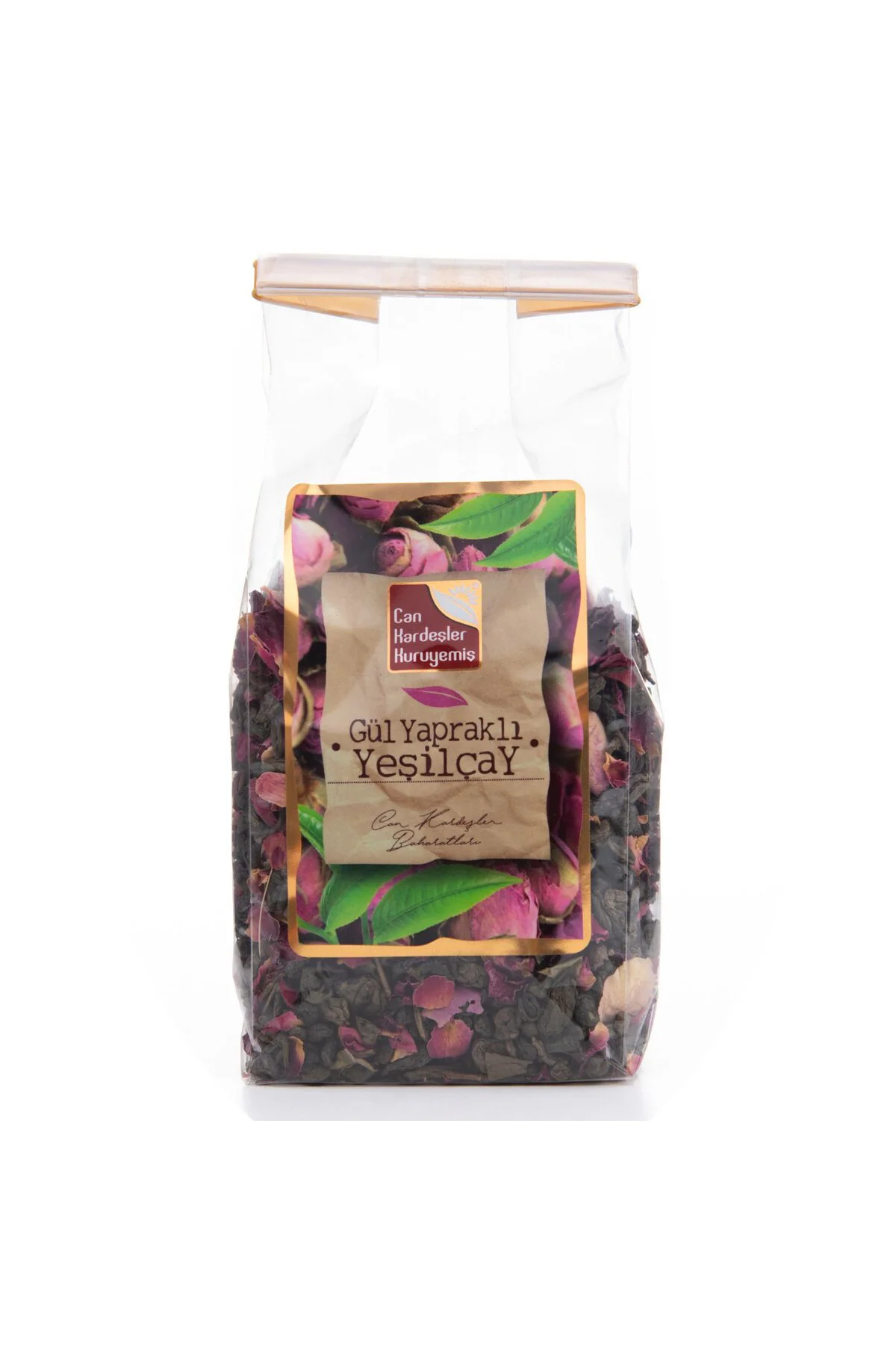 Gül Yapraklı Yeşil Çay 100 g