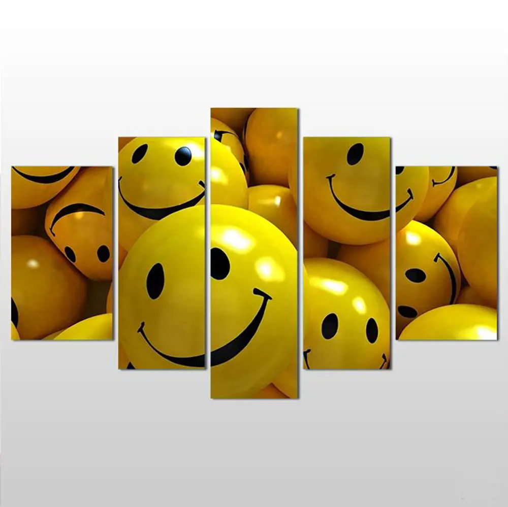 Gülen Emojiler Kanvas Tablo Gülen Emojiler Kanvas Tablo