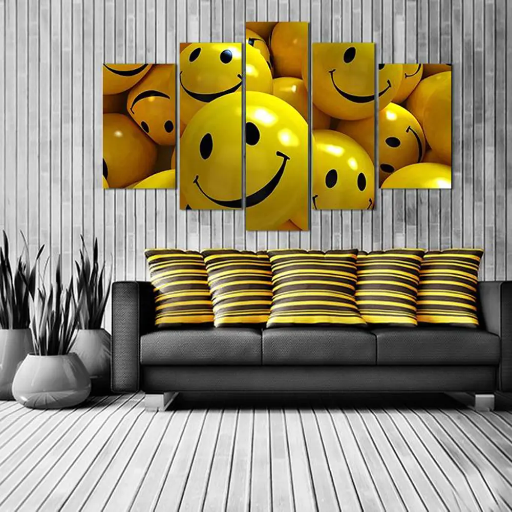 Gülen Emojiler Kanvas Tablo Gülen Emojiler Kanvas Tablo