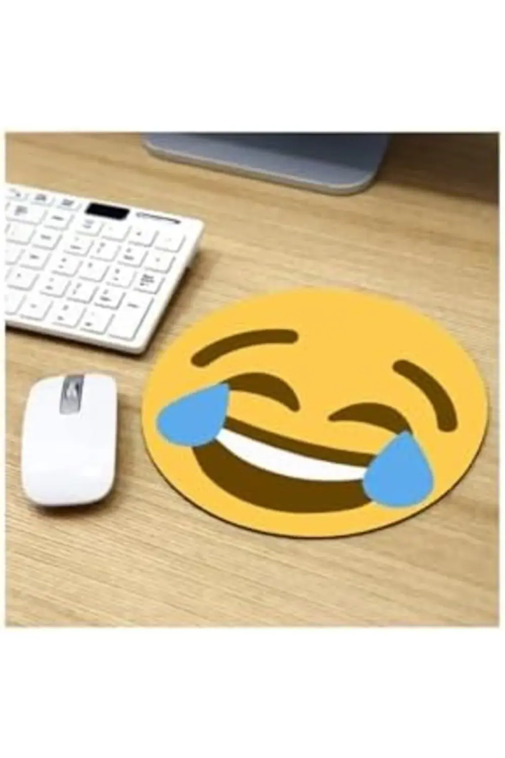 Gülen Surat Emoji Tasarımlı Mousepad - Mouse Pad - Fare Altlığı 1