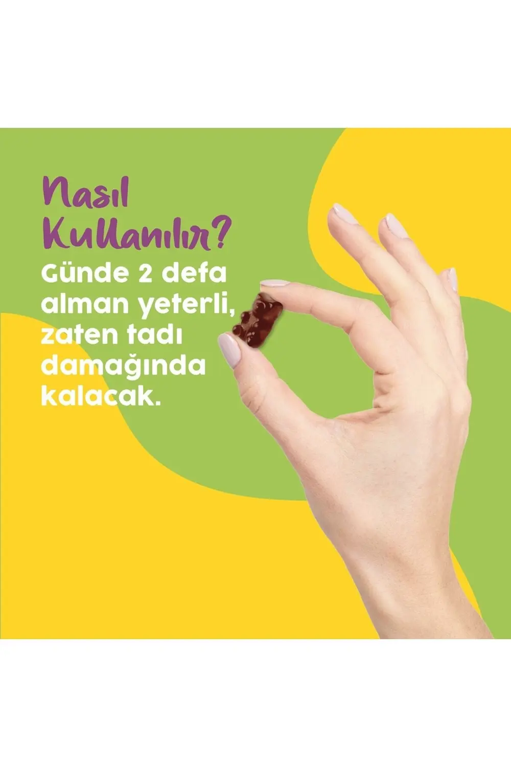 Gumitamin Sambucus Multivitamin Karamürver, Vitamin C+d3, Çinko, 