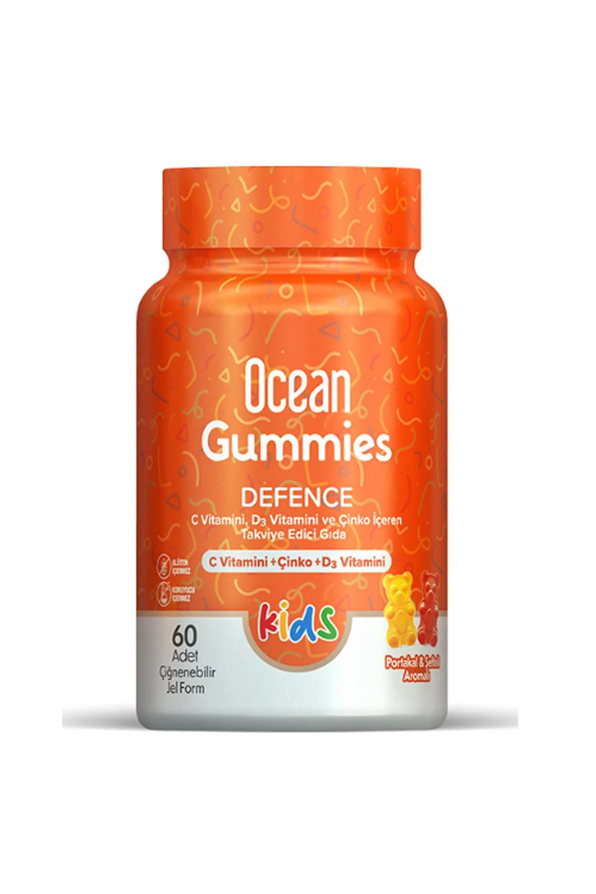 Gummies Defence Kids 60 Adet Çiğnenebilir Jel Form Fiyatı, Yorumları ve Özellikleri