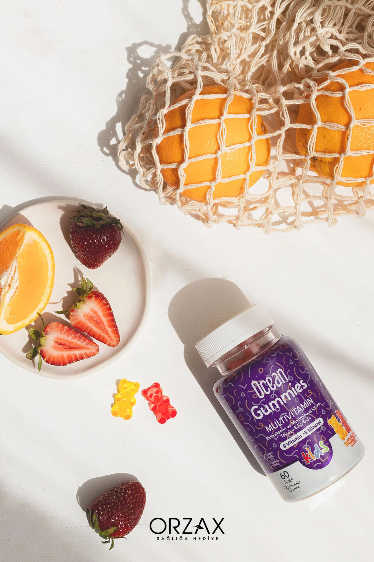Gummies Multivitamin Kids 60 Adet Çiğnenebilir Jel