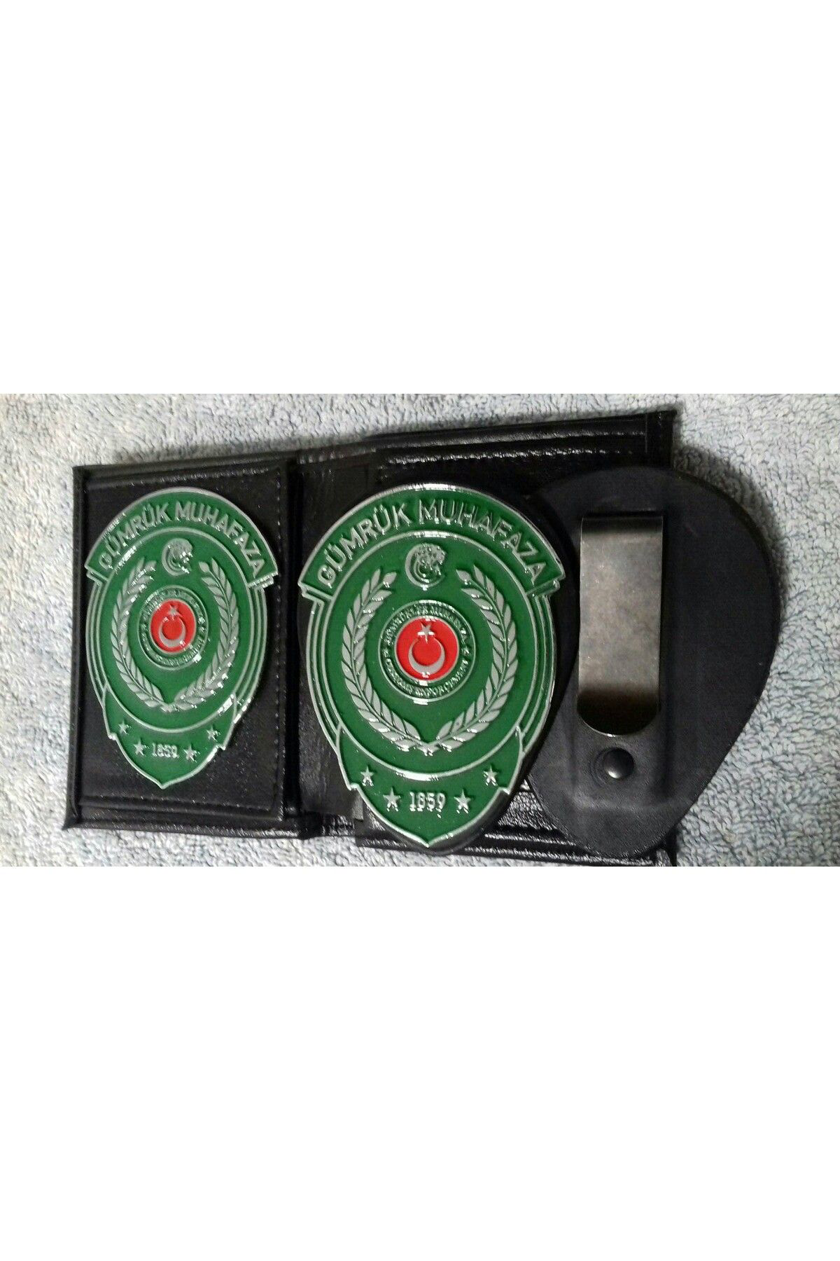 Aldatmaz Askeri Malzeme Gümrük Muhafaza Rozetli Cüzdan+Kemer Rozeti Al - Sadece Kurum Adr