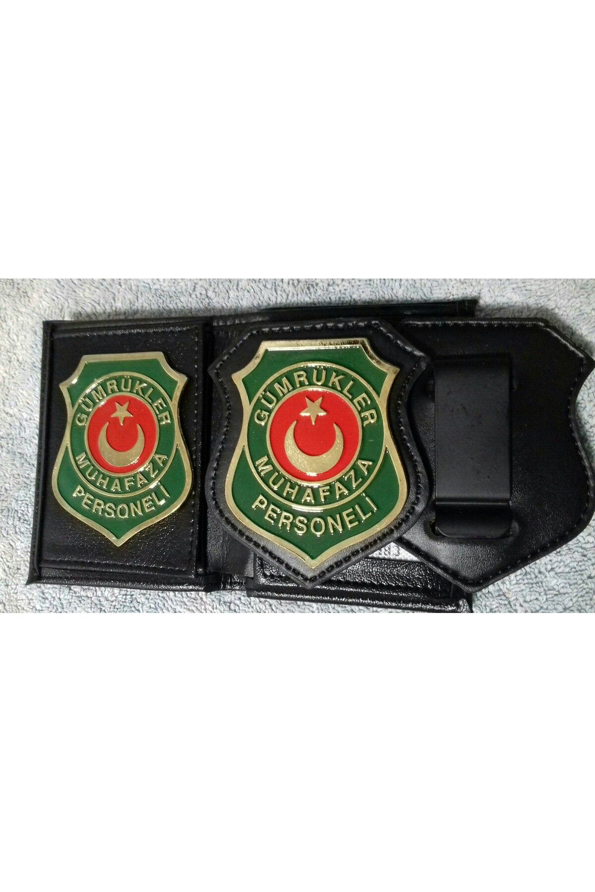 GÜMRÜK MUHAFAZA ROZETLİ CÜZDAN+KEMER ROZETİ AL - SADECE KURUM ADR