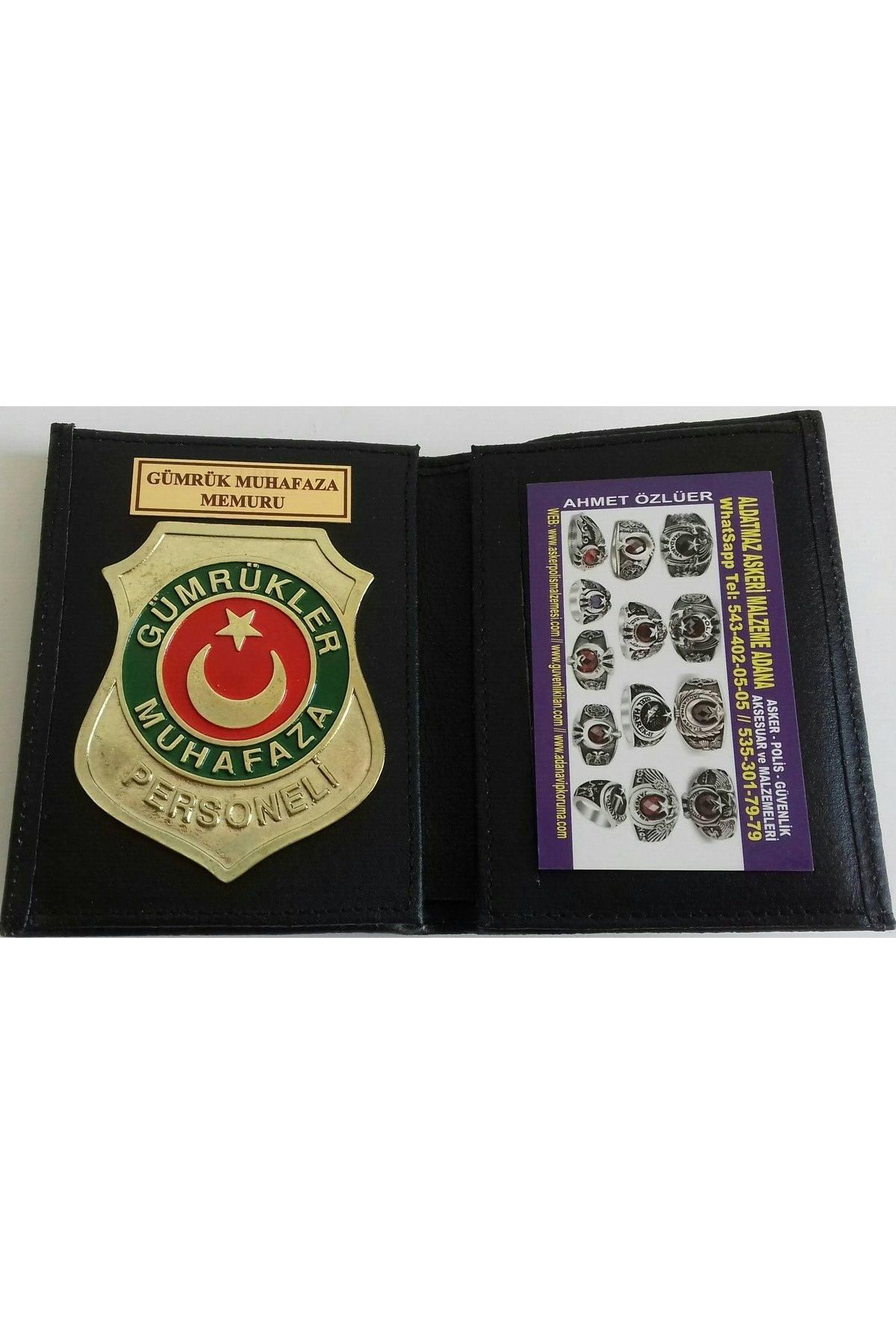 Aldatmaz Askeri Malzeme Gümrük Muhafaza Rozetli Cüzdani Al - Sadece Kurum Adresine Gonder