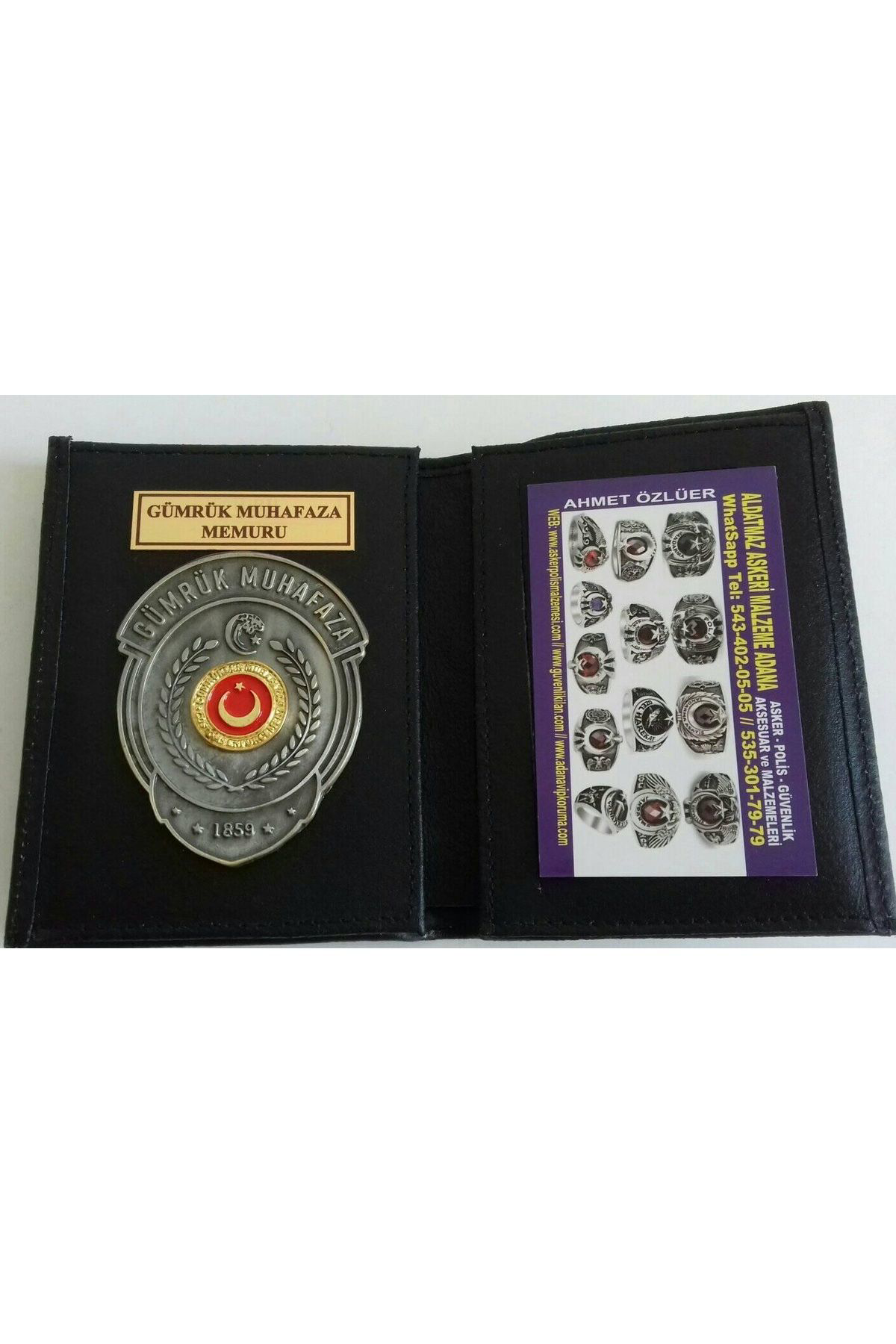 GÜMRÜK MUHAFAZA ROZETLİ CÜZDANI AL - SADECE KURUM ADRESINE GONDER