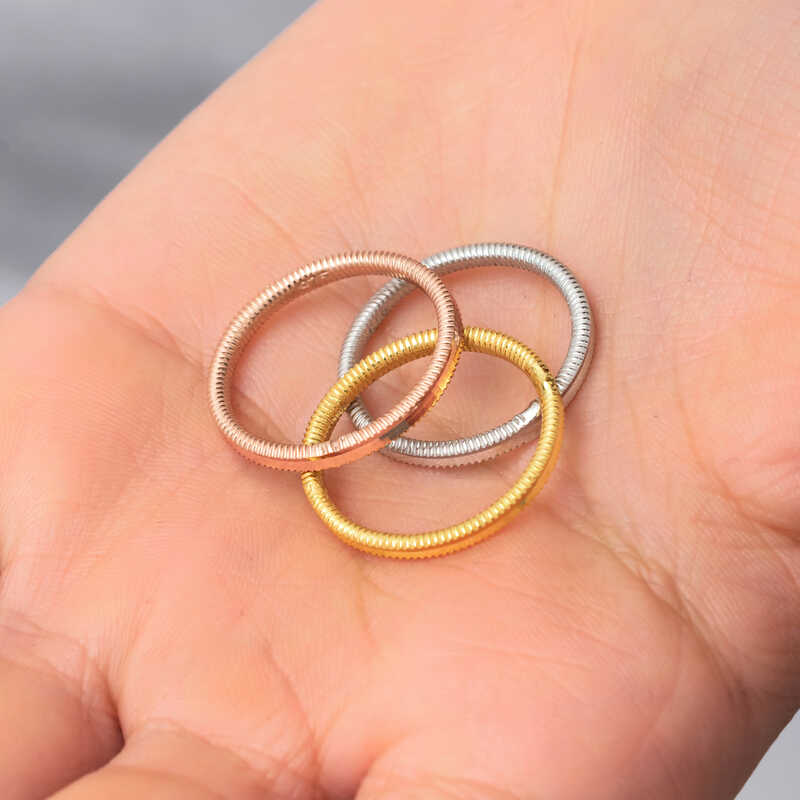 Gümüş 3 Renk Ajda Kadın Yüzük SL7352