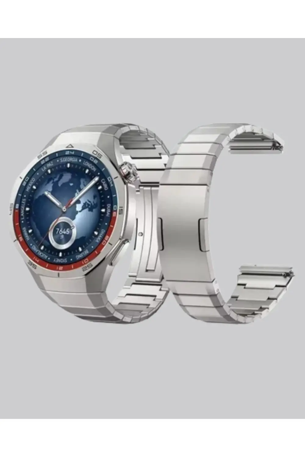 Gümüş Akıllı Saat 46mm Kasa