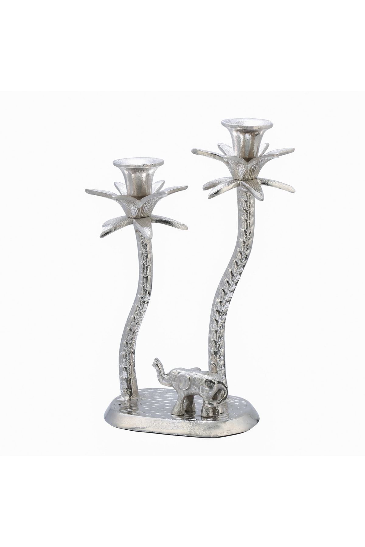 Vitale Gümüş Ananas Mumluk 19*12*31 Cm