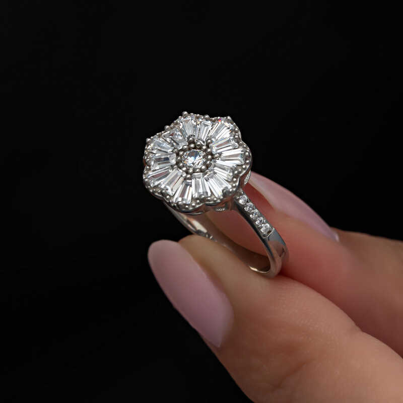 Stillove Gümüş Baget Taşli Kadin Yüzük Sl6265 Stillove Gümüş Baget Taşli Kadin Yüzük Sl6265