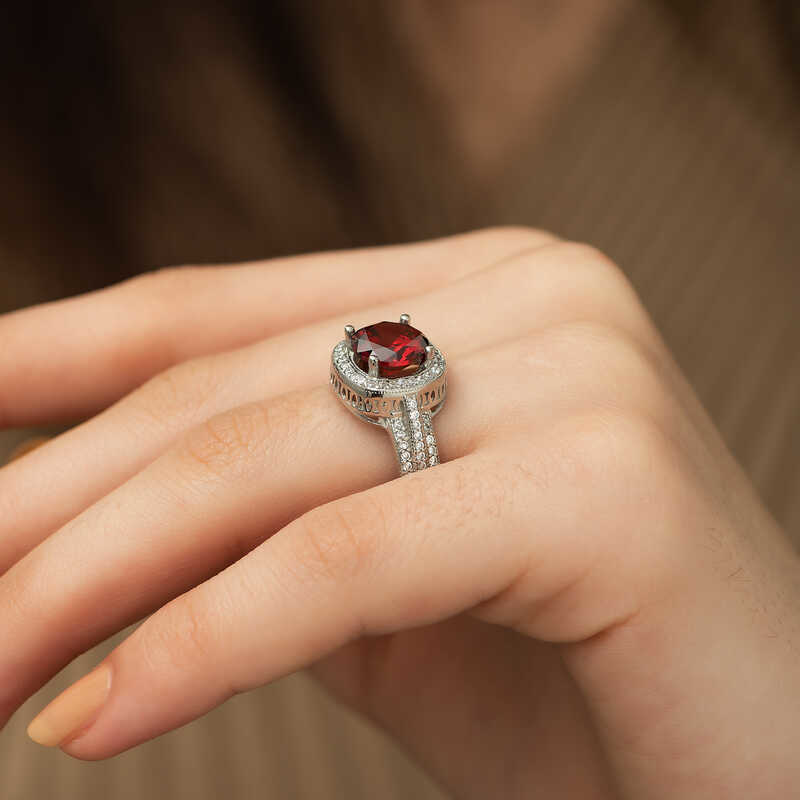 Stillove Gümüş Baget Yuvarlak Bayan Yüzük Sl1710 Stillove Gümüş Baget Yuvarlak Bayan Yüzük Sl1710