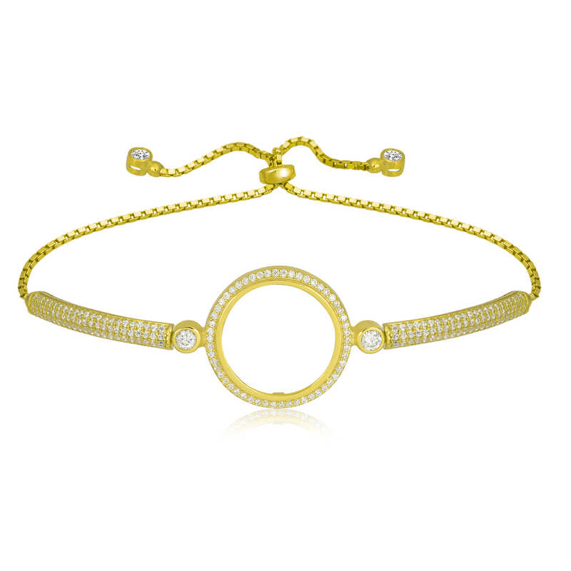 Stillove Gümüş Çeyrek Takılabilen Altın Kaplama Kadın Bileklik T6523 Stillove Gümüş Çeyrek Takılabilen Altın Kaplama Kadın Bileklik T6523