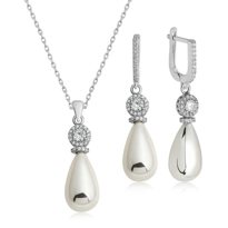Stillove Gümüş Damla İnci Kadın Set Sl6925 Stillove Gümüş Damla İnci Kadın Set Sl6925