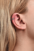 GÜMÜŞ DESEN DETAY ZİRKON TAŞ ÇELİK PİERCİNG TRAGUS HELİX KIKIRDAK GÜMÜŞ DESEN DETAY ZİRKON TAŞ ÇELİK PİERCİNG TRAGUS HELİX KIKIRDAK