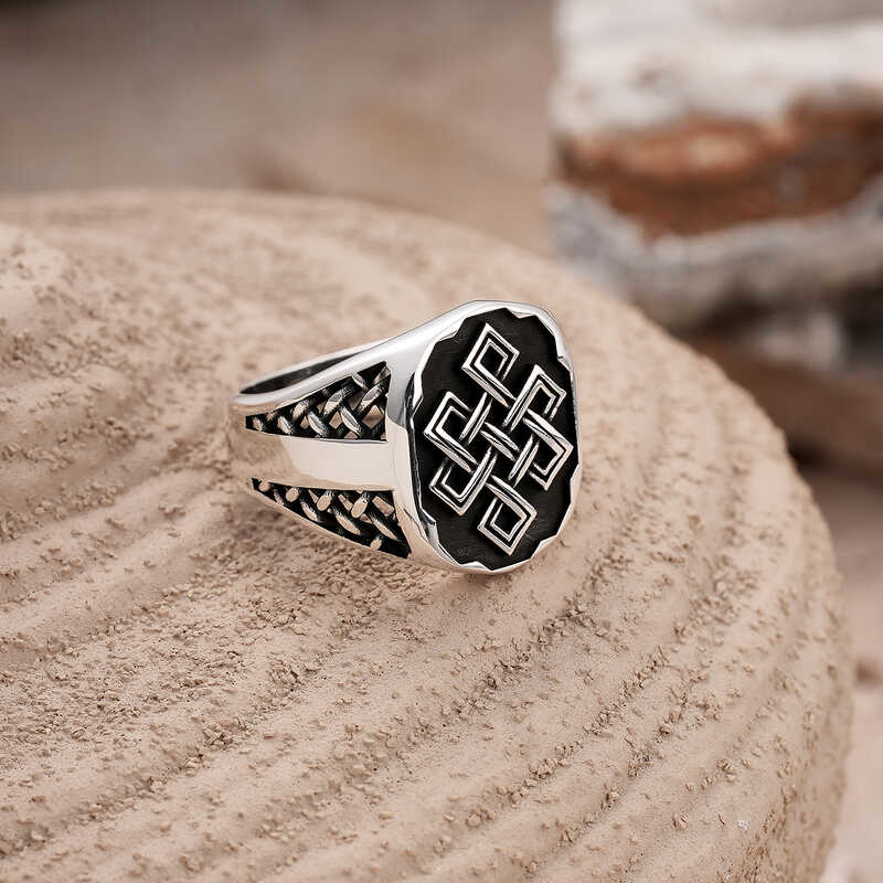 Stillove Gümüş Desenli Erkek Yüzük Sl5960 Stillove Gümüş Desenli Erkek Yüzük Sl5960