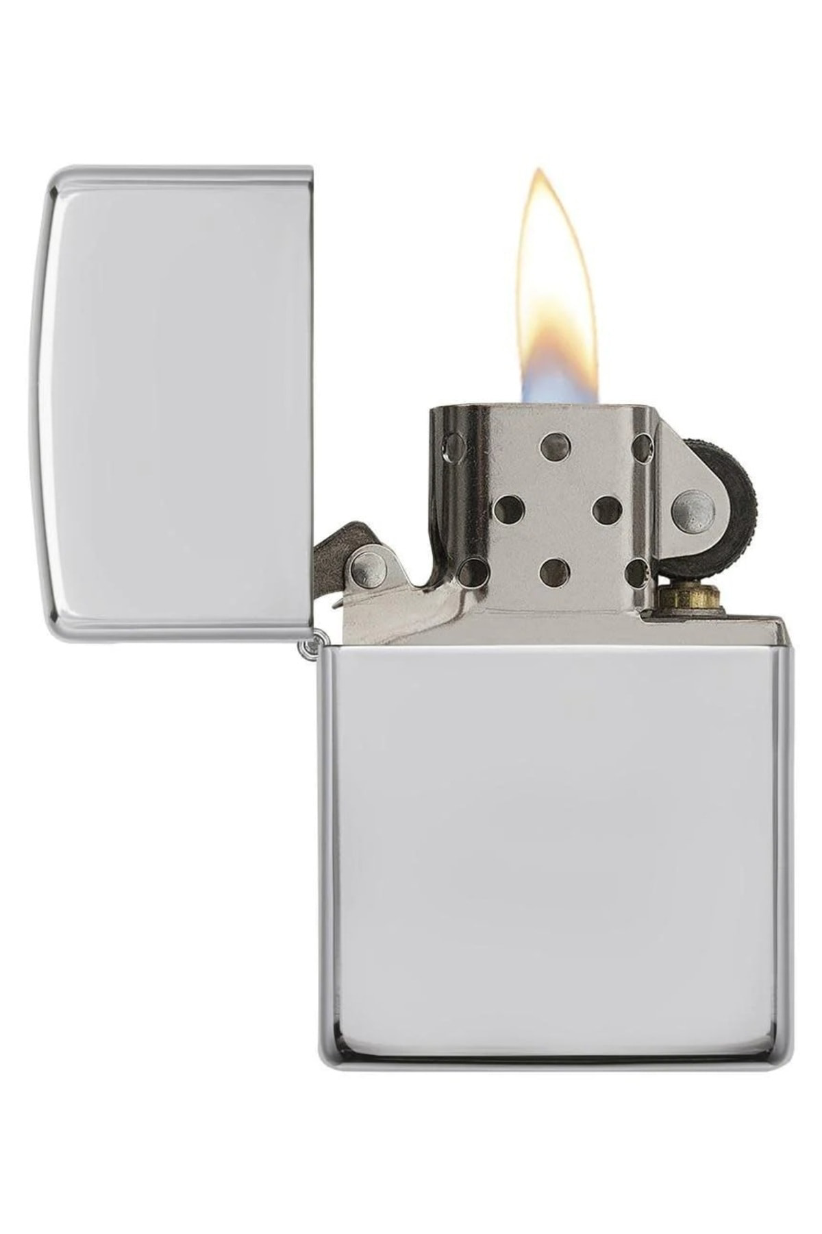 Gümüş Doldurulabilir Benzinli Çakmak