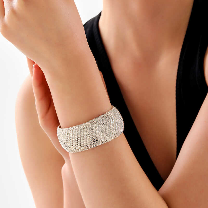 Stillove Gümüş Elişi Kalemli Kadin Bilezik Sl6739