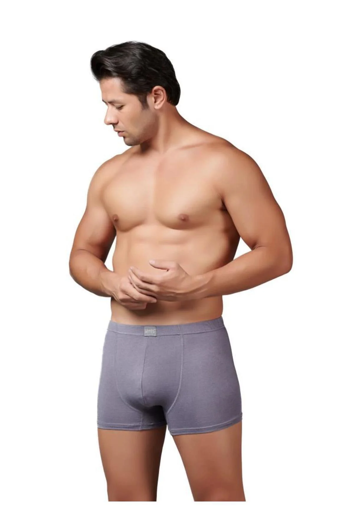 Gümüş Erkek Modal Elastan Boxer 7009 Gümüş Erkek Modal Elastan Boxer 7009