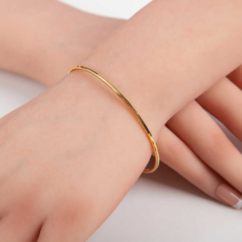 Stillove Gümüş Gold Ajda Kadin Bilezik  Sl5206