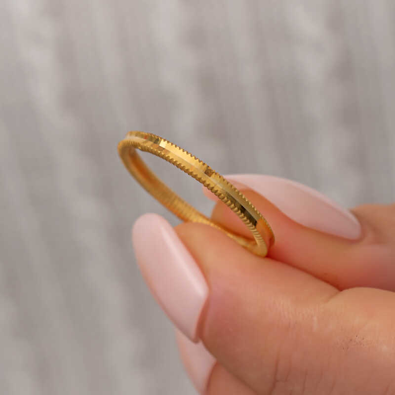 Gümüş Gold Ajda Kadın Yüzük  SL7354