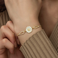 Stillove Gümüş Gold Papatya Bileklik Stillove Gümüş Gold Papatya Bileklik