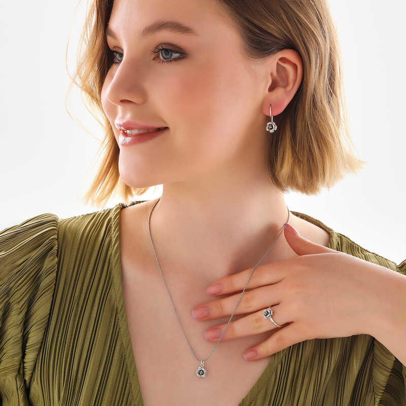 Stillove Gümüş Gül Kadın Set Sl6032 Stillove Gümüş Gül Kadın Set Sl6032