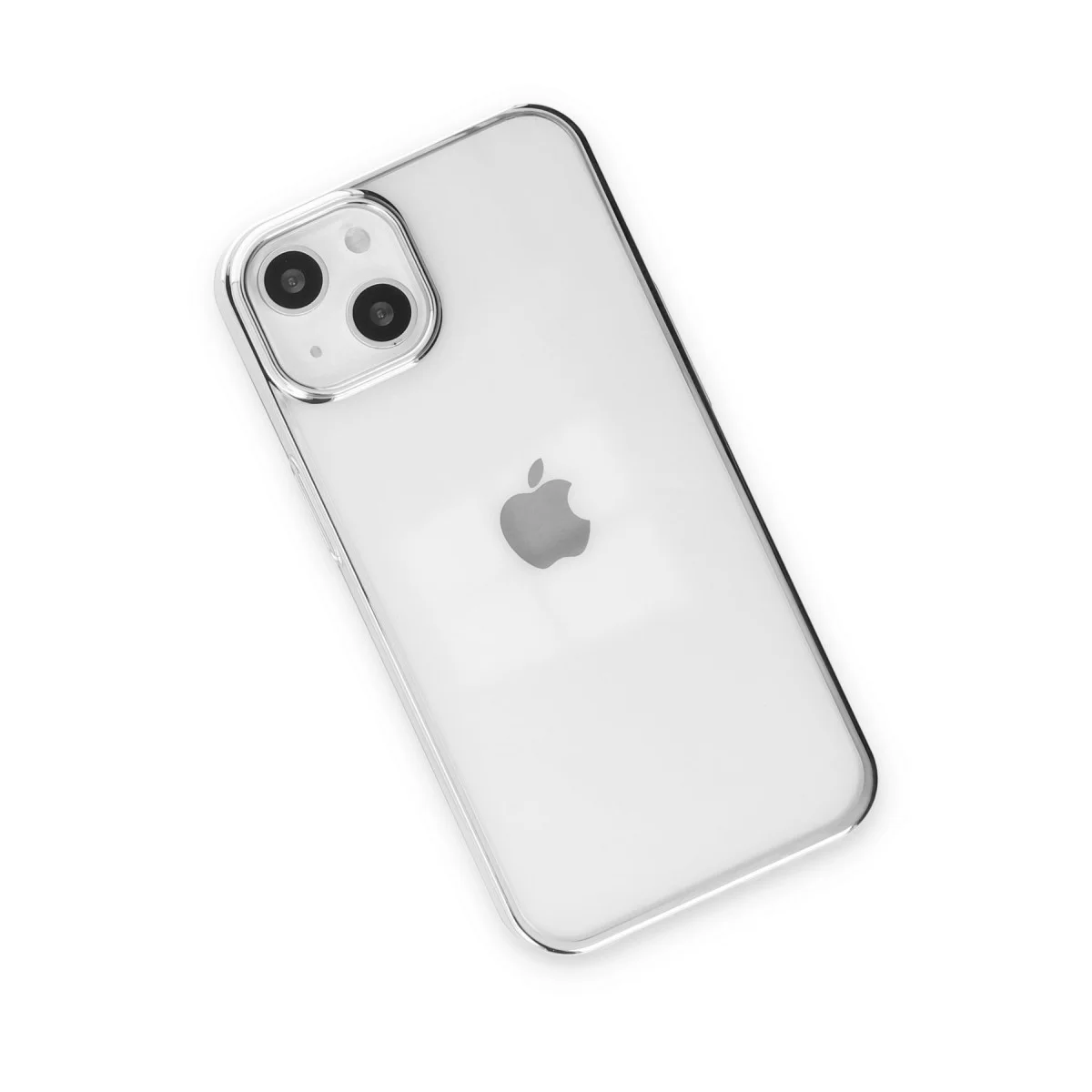 Gümüş iPhone 14 Plus Silikon Kılıf - Dayanıklı ve Şık Koruma