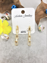 GÜMÜŞ KAPLAMA PİRİNÇ ZİNCİR KÜPE-ZİNKÜ27