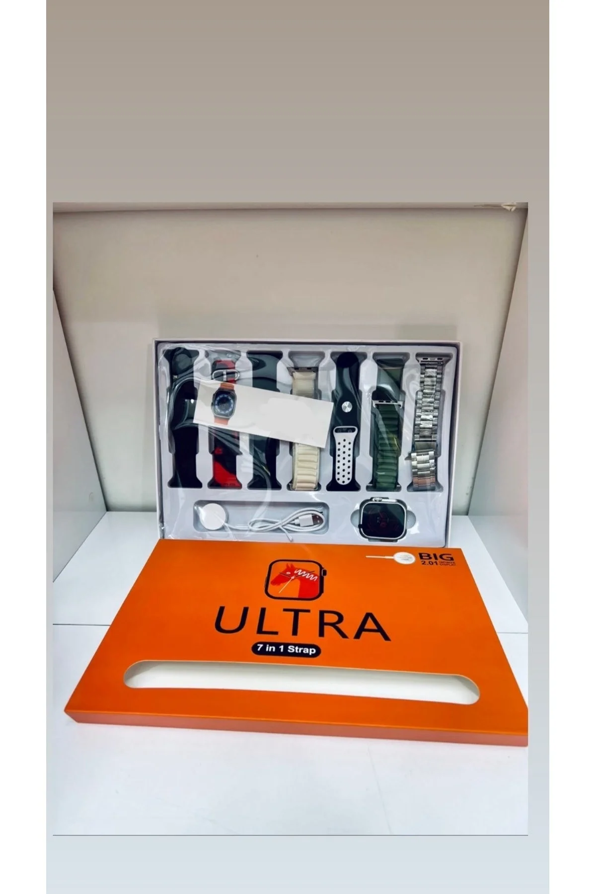 Gümüş Kasa Akıllı Saat, 49mm HD Ekran, Nabız ve Uyku Takibi, GPS ve Suya Dayanıklı