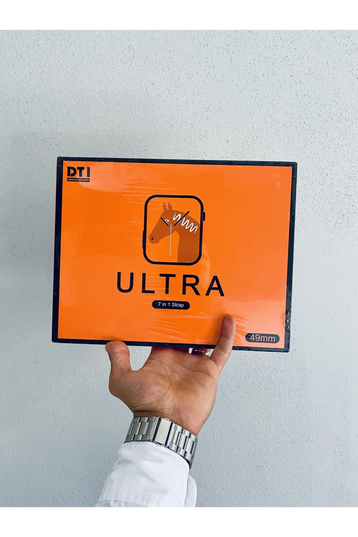 Gümüş Kasa Akıllı Saat, 49mm HD Ekran, Nabız ve Uyku Takibi, GPS ve Suya Dayanıklı