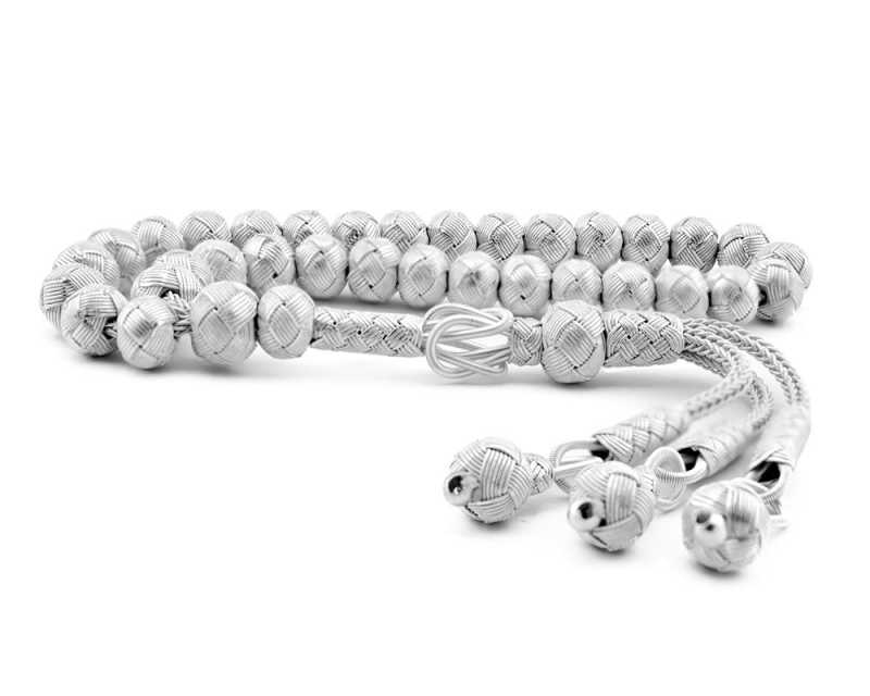 Gümüş Kazaziye Tesbih SL2354